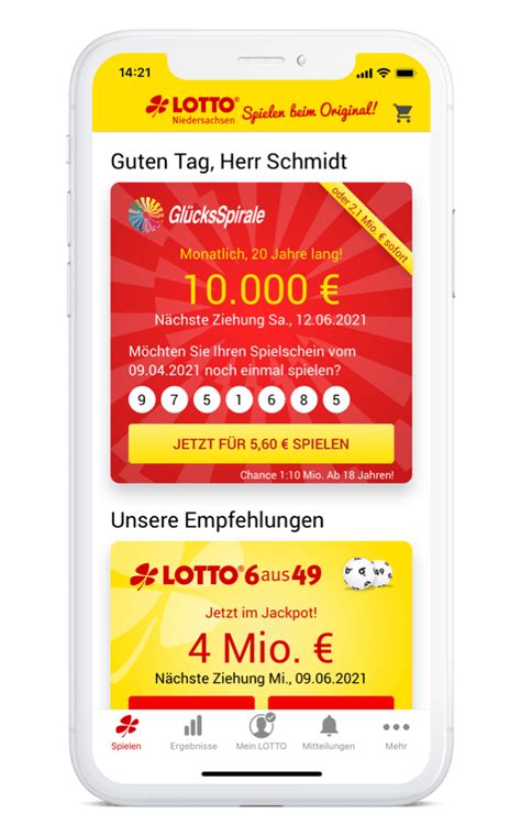 lotto nds app